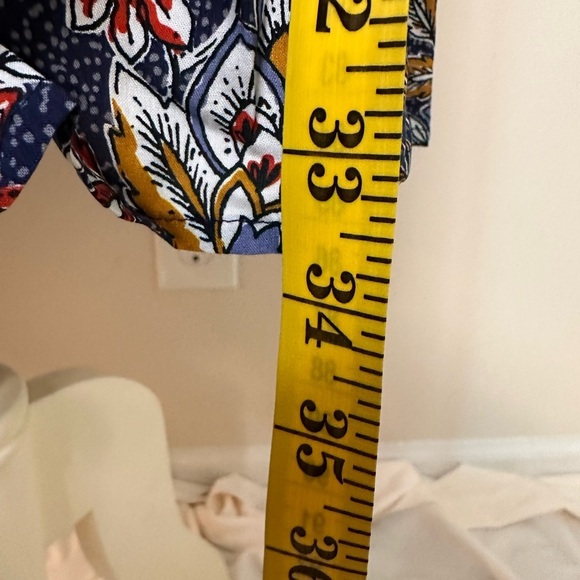 Velvet by Graham & Spencer Floral Mini Dress - Blue and Red - Picture 8 of 10